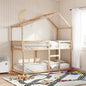 Letto A Castello Senza Materasso Legno Di Pino