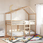 Letto A Castello Senza Materasso Legno Di Pino