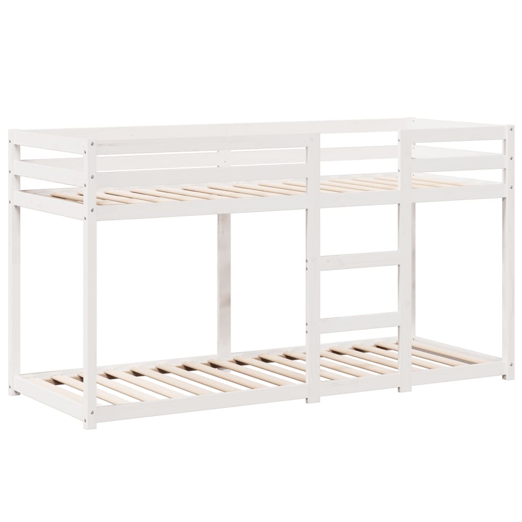 Letto A Castello Senza Materasso 90X190Cm Massello Pino