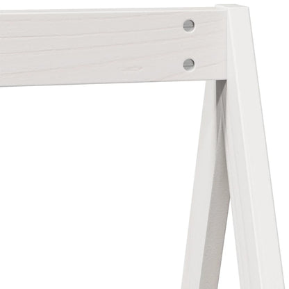 Letto A Castello Con Tetto Legno Massello Pino