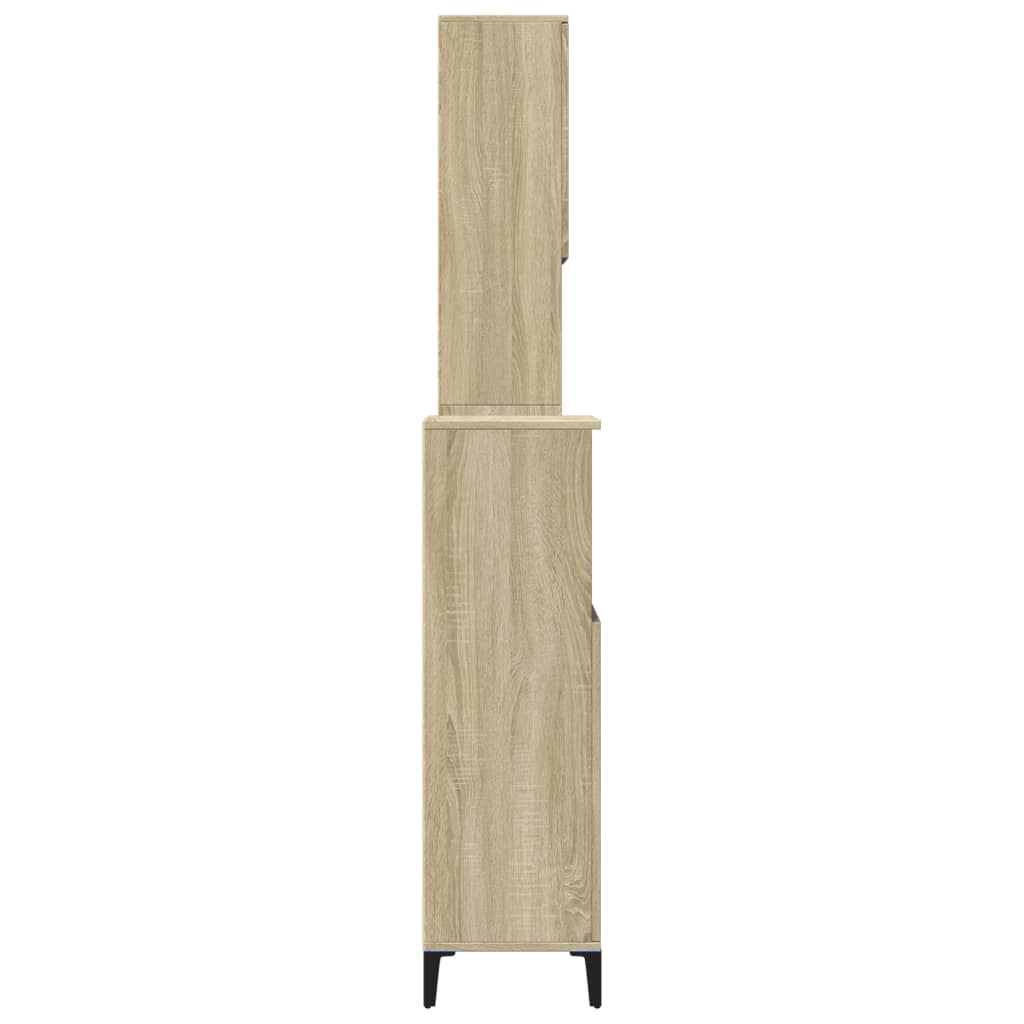 Set Mobili Da Bagno 3 Pz In Legno Multistrato