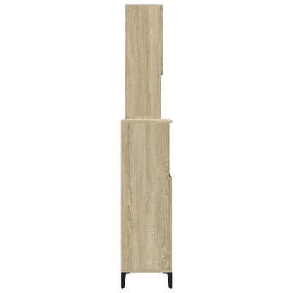Set Mobili Da Bagno 3 Pz In Legno Multistrato