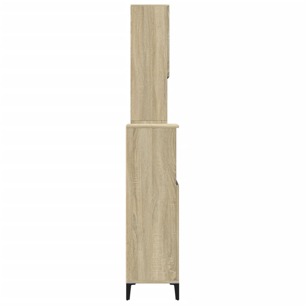 Set Mobili Da Bagno 3 Pz In Legno Multistrato