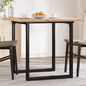 Tavolo Da Pranzo Telaio A O Legno Pino E Acciaio