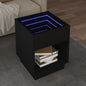 Tavolino Da Salotto Con Led Infinity 40X40X50 Cm