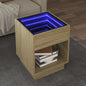 Tavolino Da Salotto Con Led Infinity 40X40X50 Cm