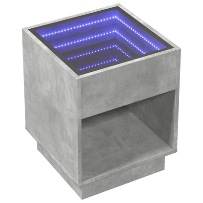 Tavolino Da Salotto Con Led Infinity 40X40X50 Cm