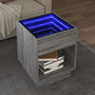 Tavolino Da Salotto Con Led Infinity 40X40X50 Cm