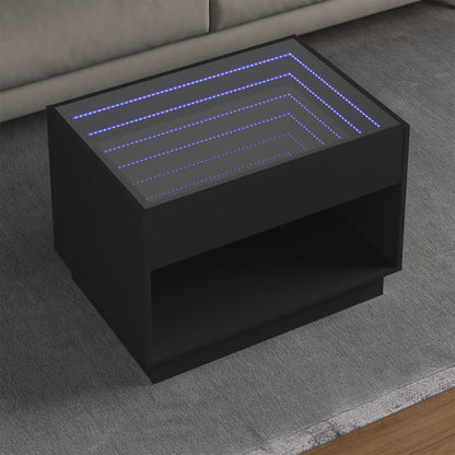 Tavolino Da Salotto Con Led Infinity 40X40X50 Cm