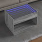 Tavolino Da Salotto Con Led Infinity 40X40X50 Cm