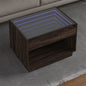 Tavolino Da Salotto Con Led Infinity 40X40X50 Cm
