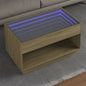 Tavolino Da Salotto Con Led Infinity 40X40X50 Cm