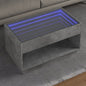 Tavolino Da Salotto Con Led Infinity 40X40X50 Cm