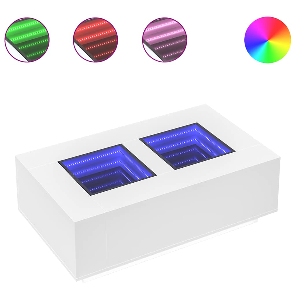 Tavolino Da Salotto Con Led Infinity