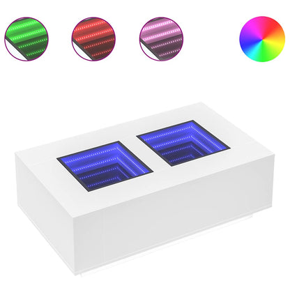 Tavolino Da Salotto Con Led Infinity