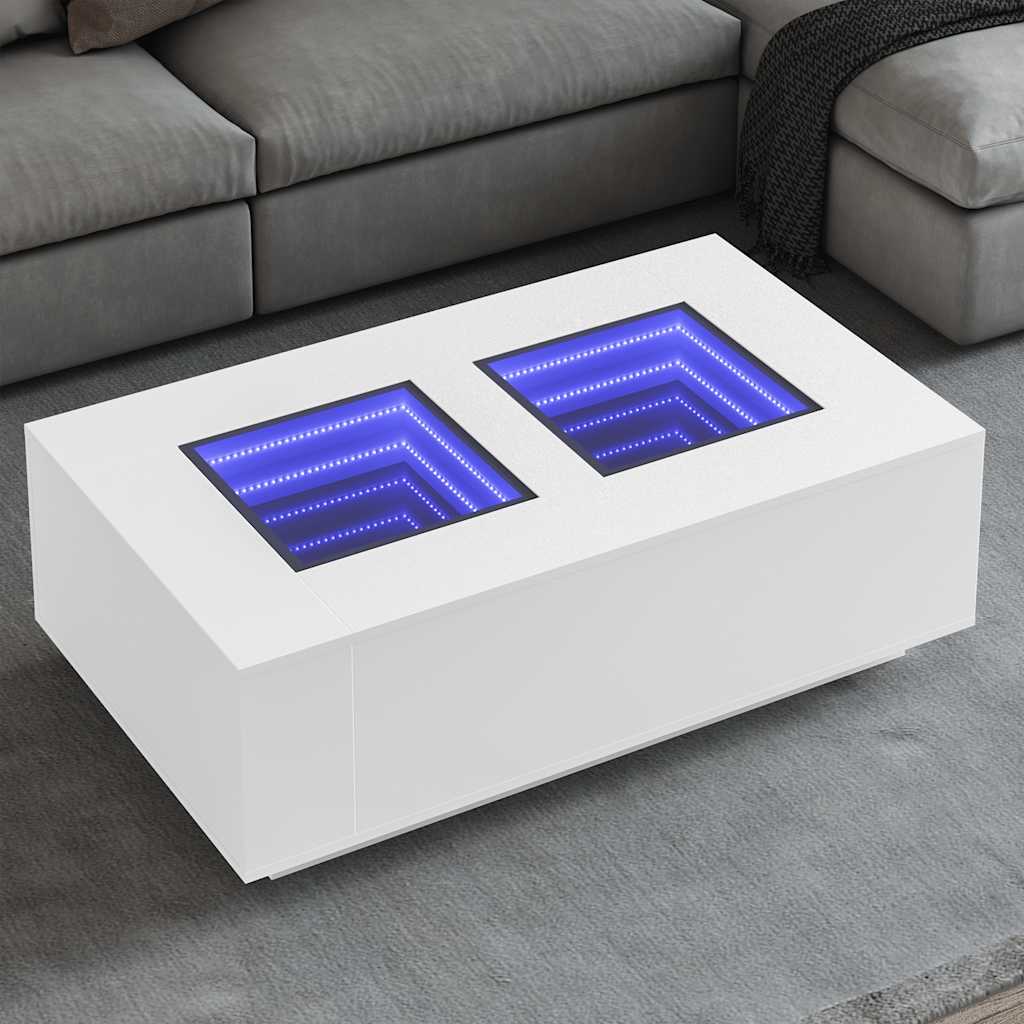 Tavolino Da Salotto Con Led Infinity
