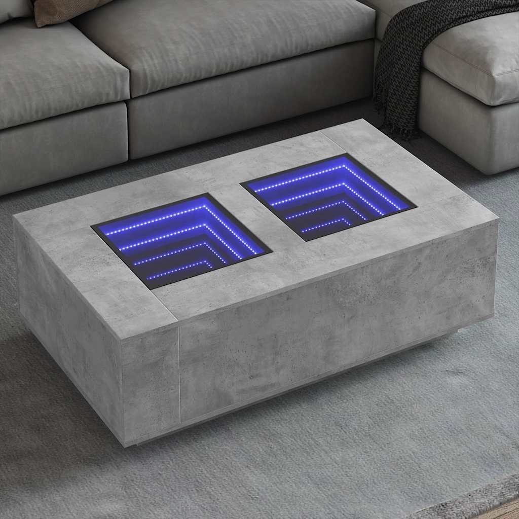 Tavolino Da Salotto Con Led Infinity