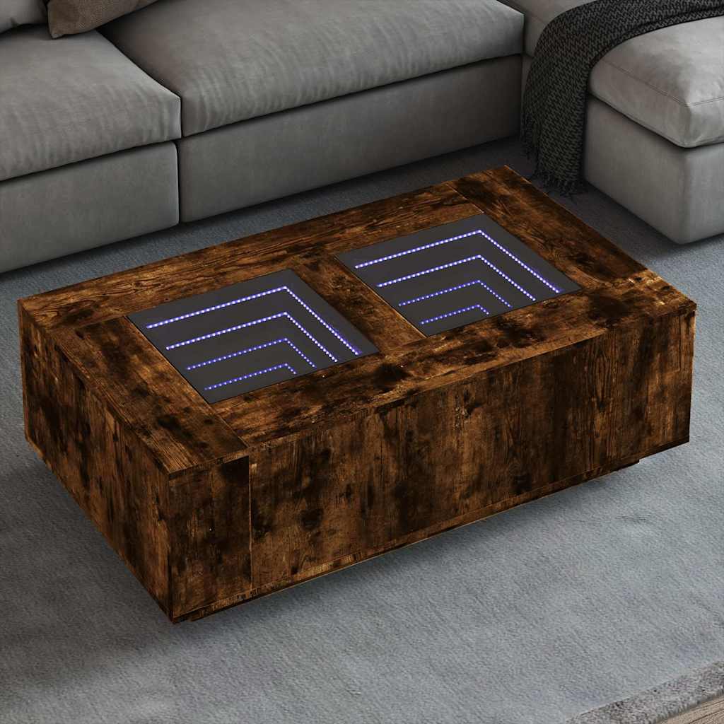 Tavolino Da Salotto Con Led Infinity