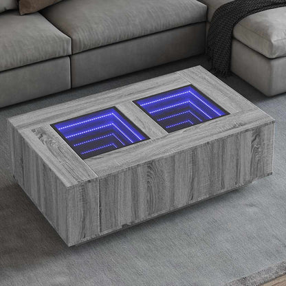 Tavolino Da Salotto Con Led Infinity