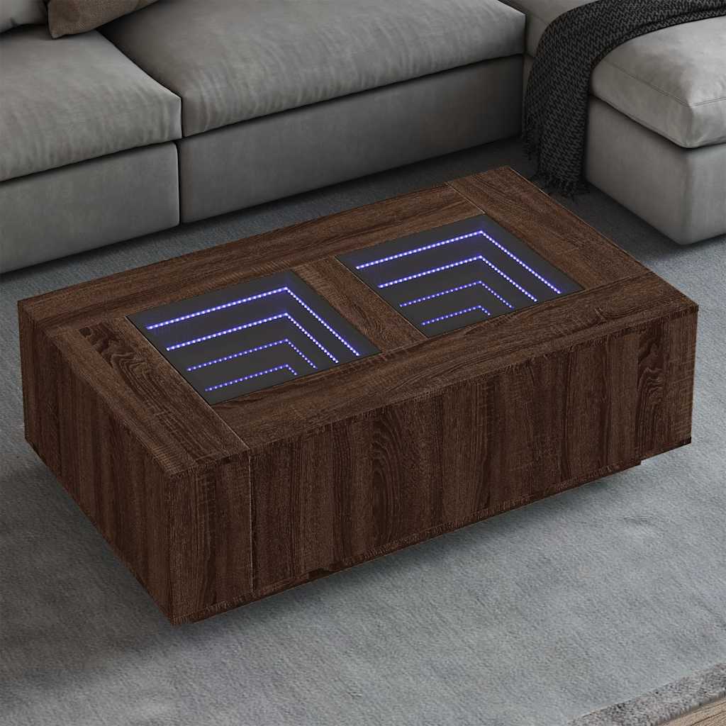 Tavolino Da Salotto Con Led Infinity