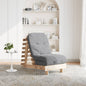 Divano Letto Futon Con Materasso Marrone Cera 80X206X11Cm Pino
