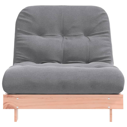 Divano Letto Futon Con Materasso 80X206X11Cm Massello Douglas