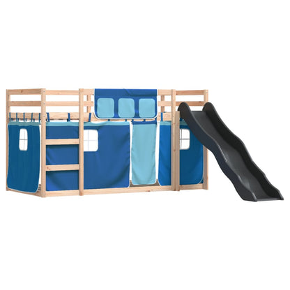 Letto A Castello Con Scivolo E Tende