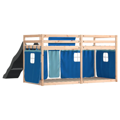 Letto A Castello Con Scivolo E Tende