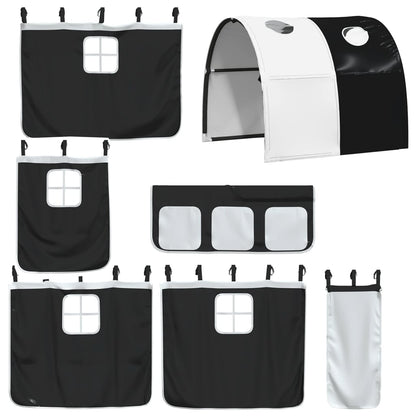 Letto A Castello Con Scivolo E Tende