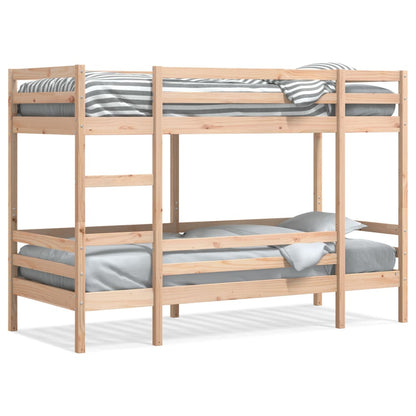 Letto A Castello Senza Materasso 90X200Cm Massello Pino
