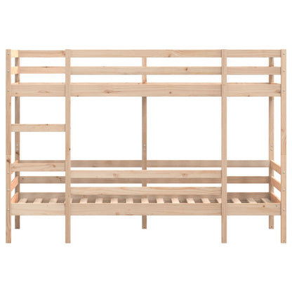 Letto A Castello Senza Materasso 90X200Cm Massello Pino
