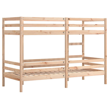 Letto A Castello Senza Materasso 90X200Cm Massello Pino