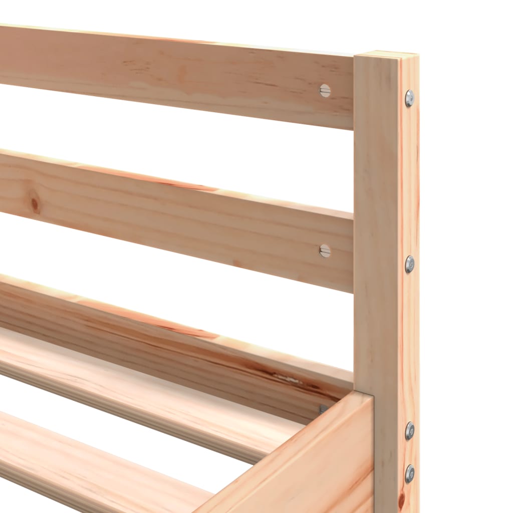 Letto Soppalco Con Scrivania E Scala Massello Pino