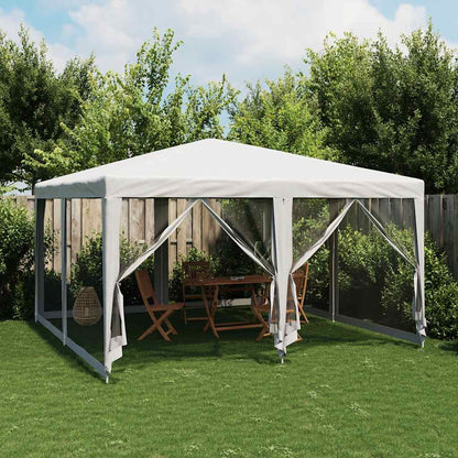 Tenda Per Feste Con 8 Pareti In Rete Bianco