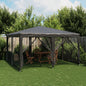 Tenda Per Feste Con 4 Pareti In Rete In Hdpe Antracite