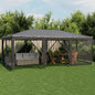 Tenda Per Feste Con 4 Pareti In Rete In Hdpe Antracite