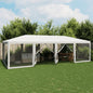 Tenda Per Feste Con 8 Pareti In Rete Bianco