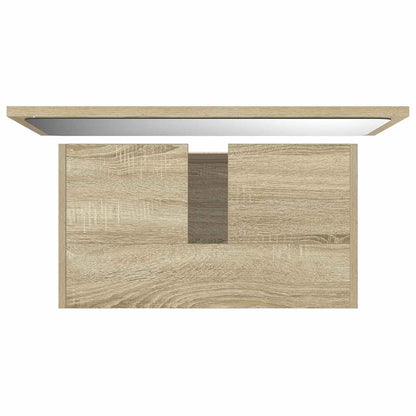 Set Mobili Da Bagno 2 Pz In Legno Multistrato Rovere Sonoma
