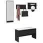 Set Mobili Da Ingresso 4 Pz In Legno Multistrato