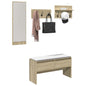 Set Mobili Da Ingresso 4 Pz In Legno Multistrato