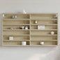 Armadietto Vetrina 100X8,5X50Cm Legno Multistrato Rovere Sonoma