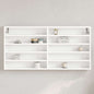 Armadietto Con Vetrina 60X8,5X58 Cm Legno Multistrato Bianco