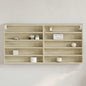 Armadietto Vetrina 100X8,5X50Cm Legno Multistrato Rovere Sonoma