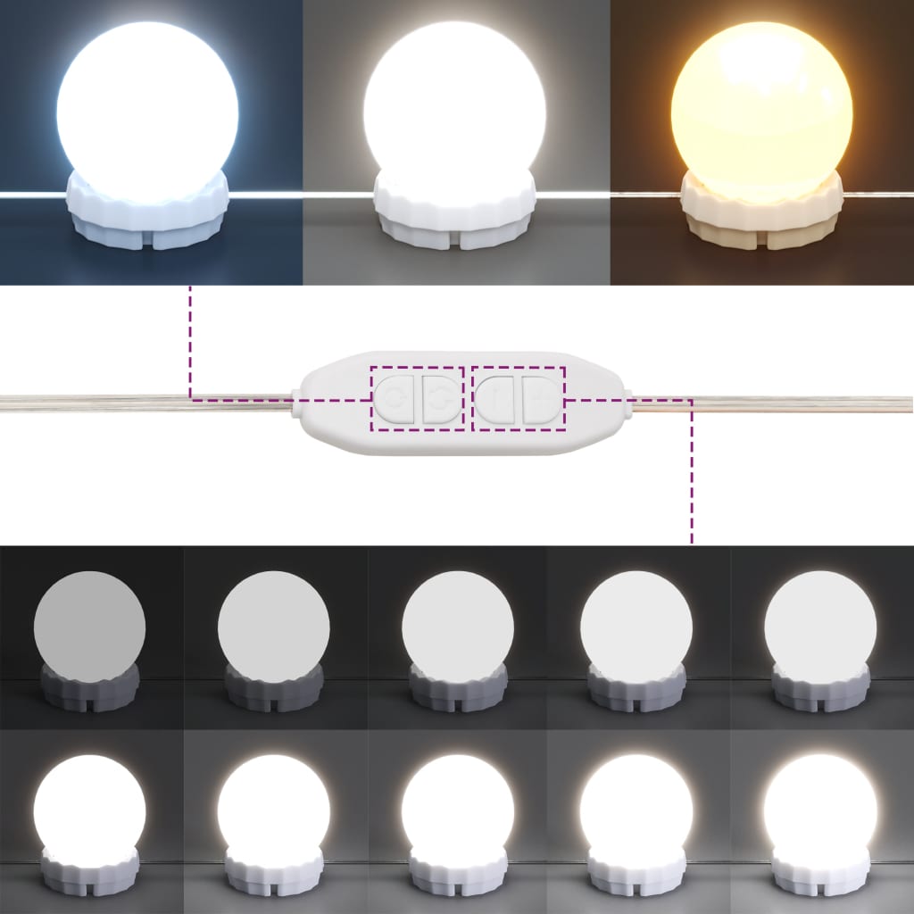 Toeletta Con Led 115X37X110,5 Cm