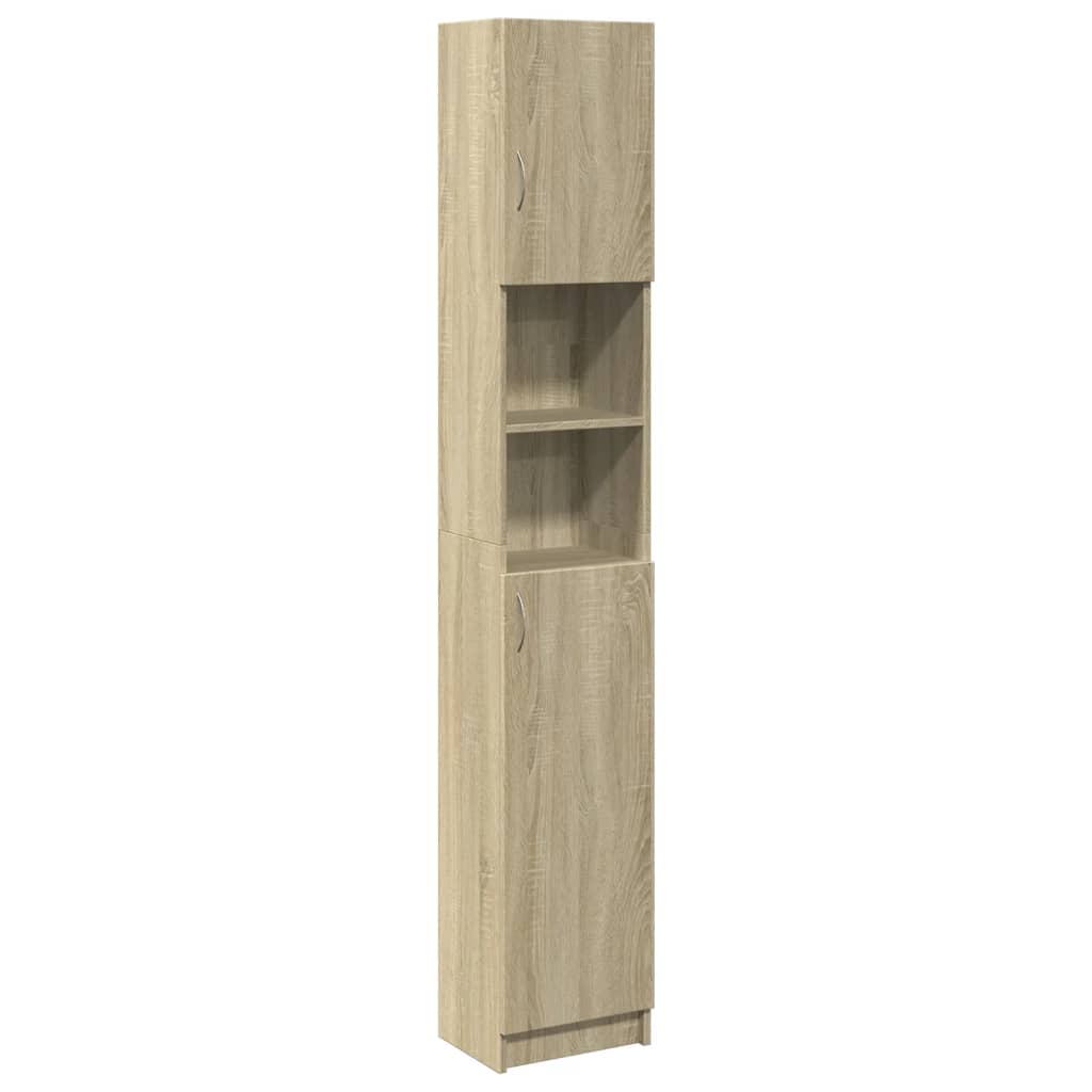 Mobile Da Bagno 32X25,5X190 Cm Legno Ingegnerizzato