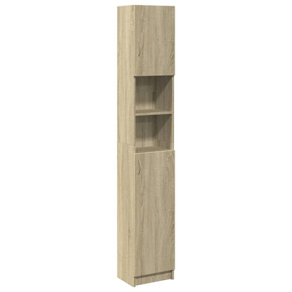 Mobile Da Bagno 32X25,5X190 Cm Legno Ingegnerizzato