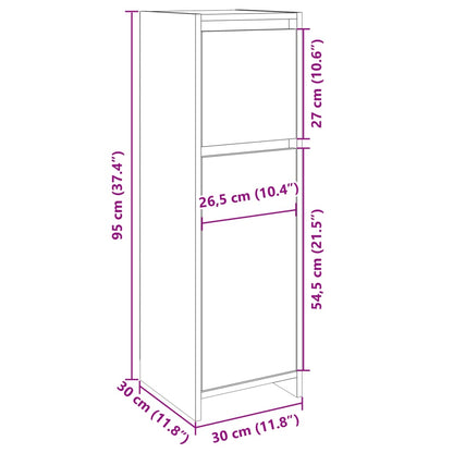 Mobile Da Bagno 30X30X95 Cm In Legno Multistrato