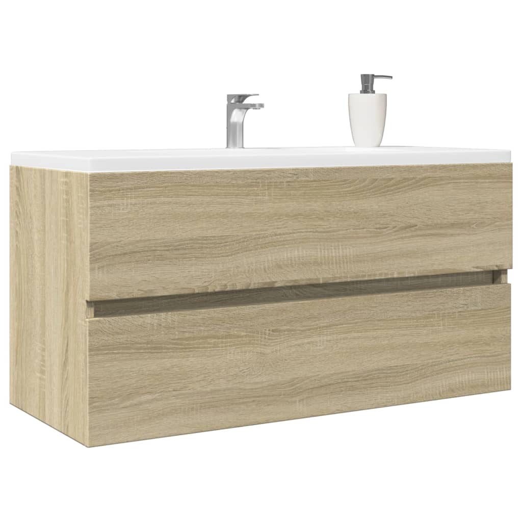 Mobile Lavabo Rovere Sonoma 90X38,5X45 Cm In Legno Multistrato Rovere Sonoma