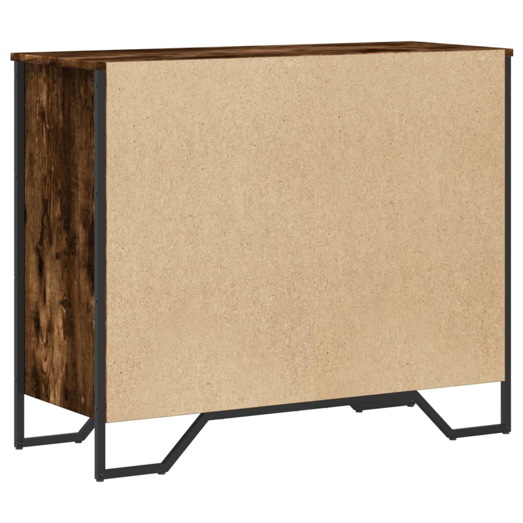 Cassettiera Rovere Sonoma 91X35,5X74,5 Cm In Truciolato