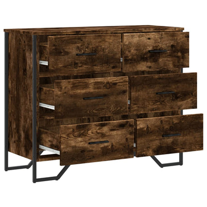 Cassettiera Rovere Sonoma 91X35,5X74,5 Cm In Truciolato